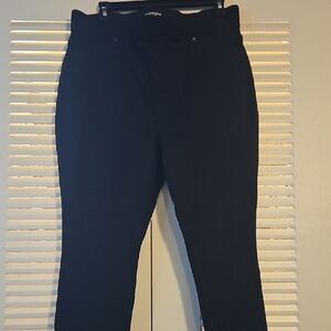 Terra & Sky Women's Classic Black Skinny Pants